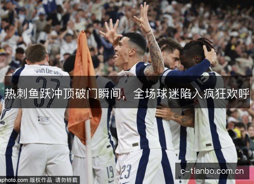 热刺鱼跃冲顶破门瞬间，全场球迷陷入疯狂欢呼
